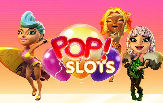 Image of POP! Slots mobile app cover.
